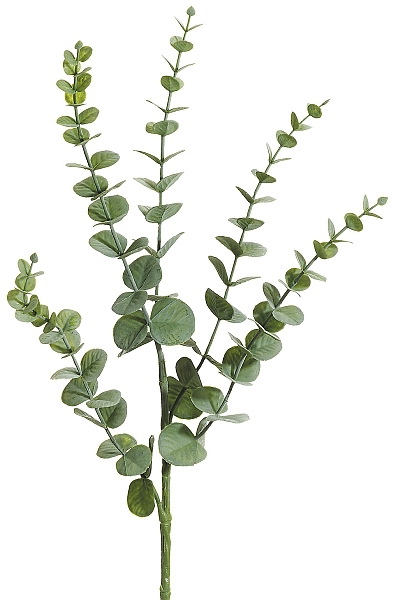Eukalyptuszweig grün bemehlt cm Kunstblumen 90 ca. / Pflanzen