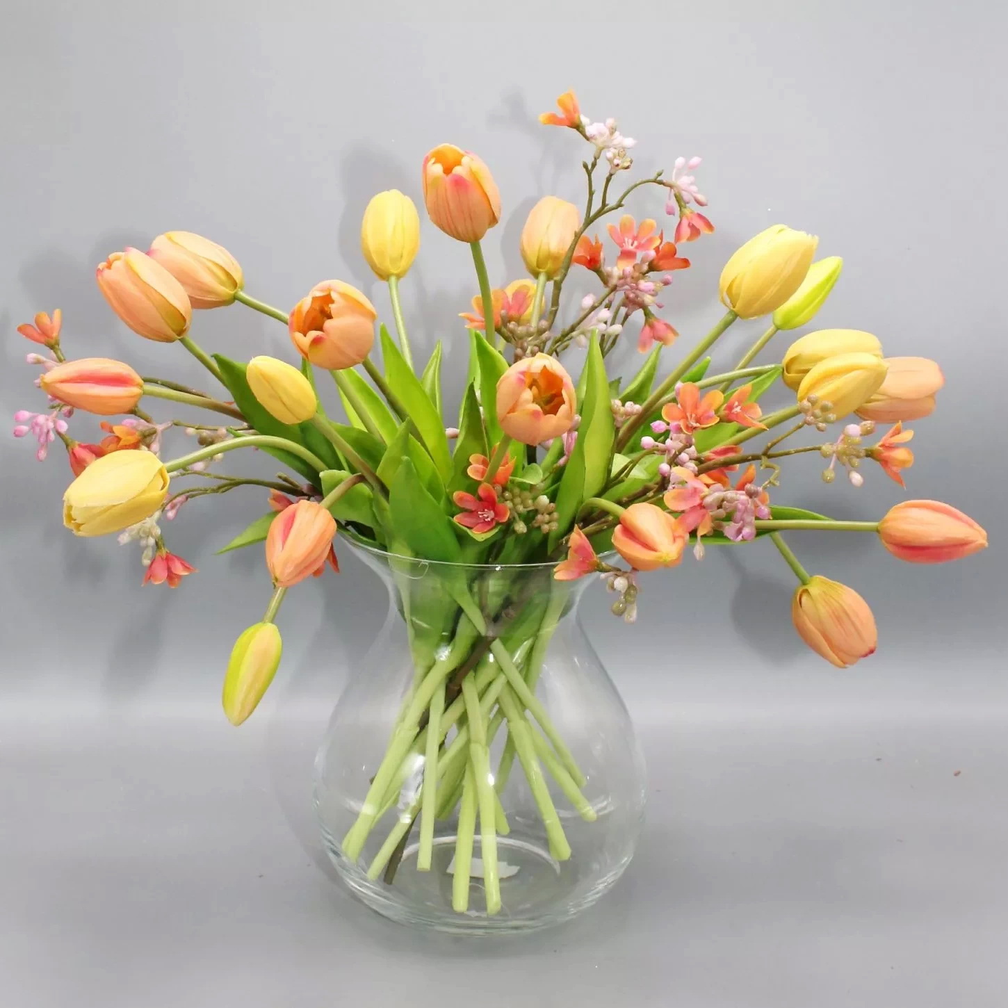 Tulpenstrauß soft-yellow (real Kunstblumen touch) cm Pflanzen 40 / ca