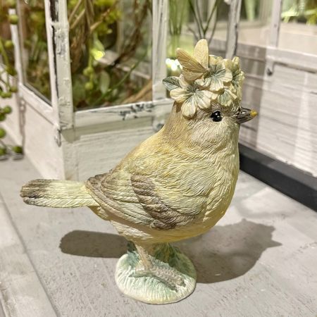 Dekovogel bunt, Schnabel gerade Polyresin