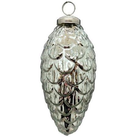 Glashänger Vitreous Ornament silber