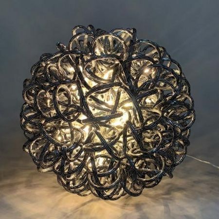 LED Kugel Lumiére schwarz mit 100 LED´s