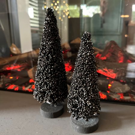 Tannenbaum Glisser schwarz 