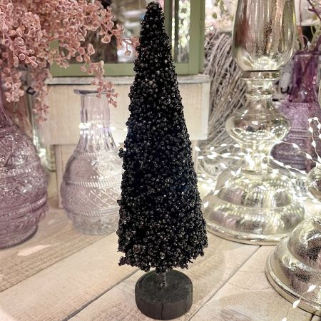 Tannenbaum Glisser schwarz 